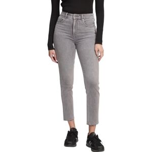 GAP Vintage Slim Sky High Jeans 32 14R Gray Raw Hem High Rise Ankle Denim